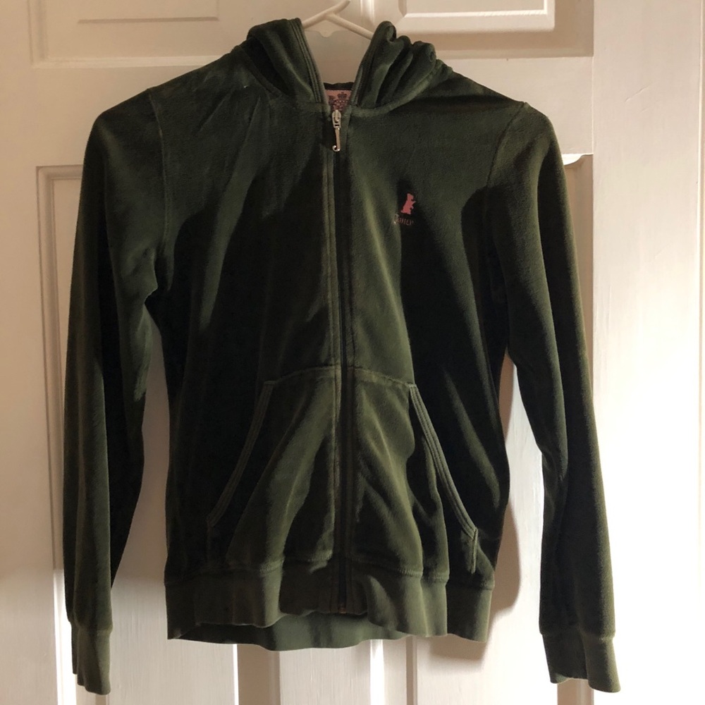 Juicy Couture Green Track Sweatshirt